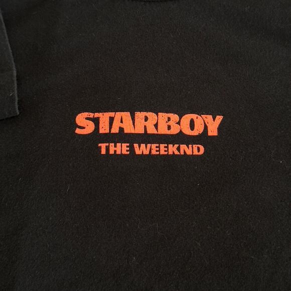 The Weeknd XO Starboy Longsleeve Tee Women’s XL Cut Off 2016 Music Tour T-Shirt - Picture 12 of 15